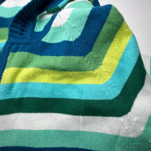 Gap Cotton/Cashmere Blend Full-fashion Knit Full Zip Color-blocked Hoodie - Picture 11 of 16